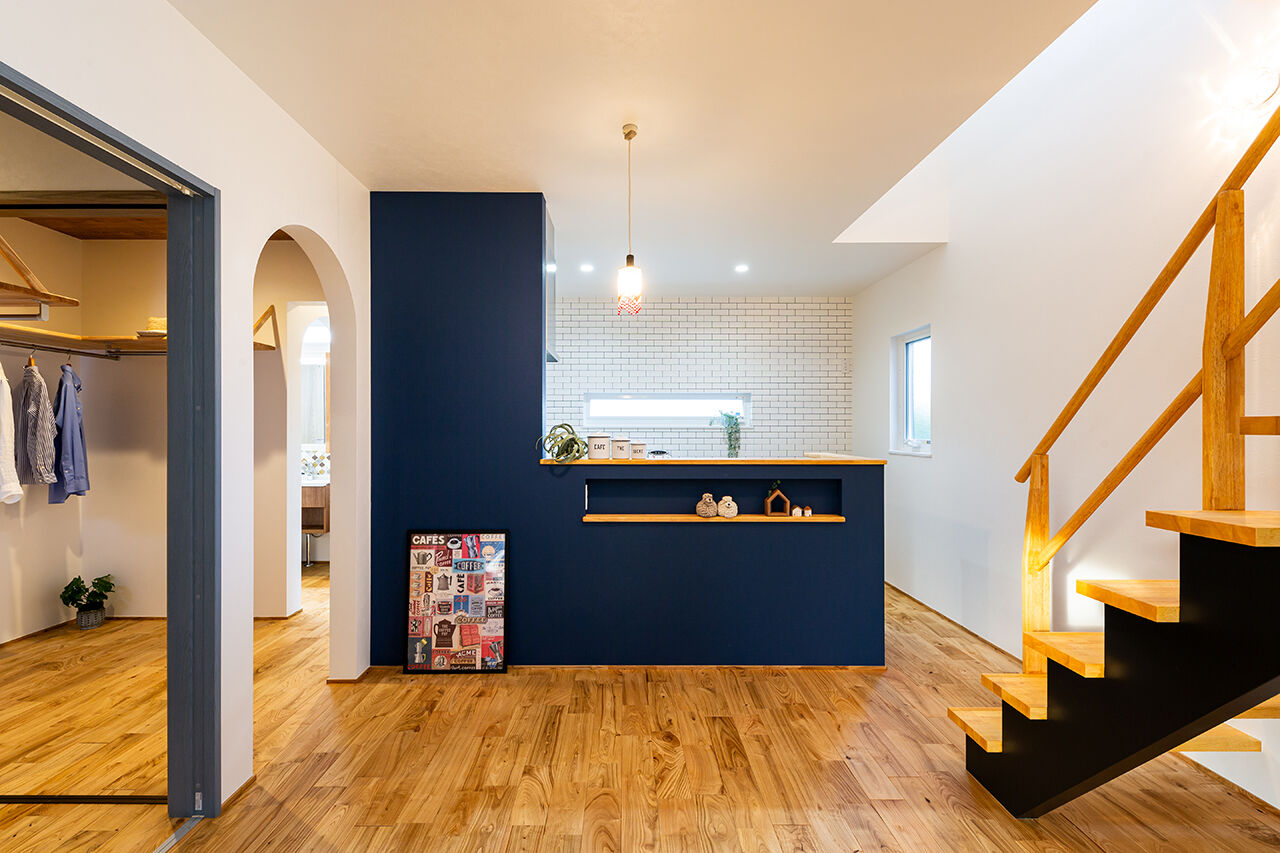 ハウススマイリー 【2つのワークスペース／遊べるフリールーム】こだわった分だけ、癒しとやすらぎをくれる家の建築実例画像2