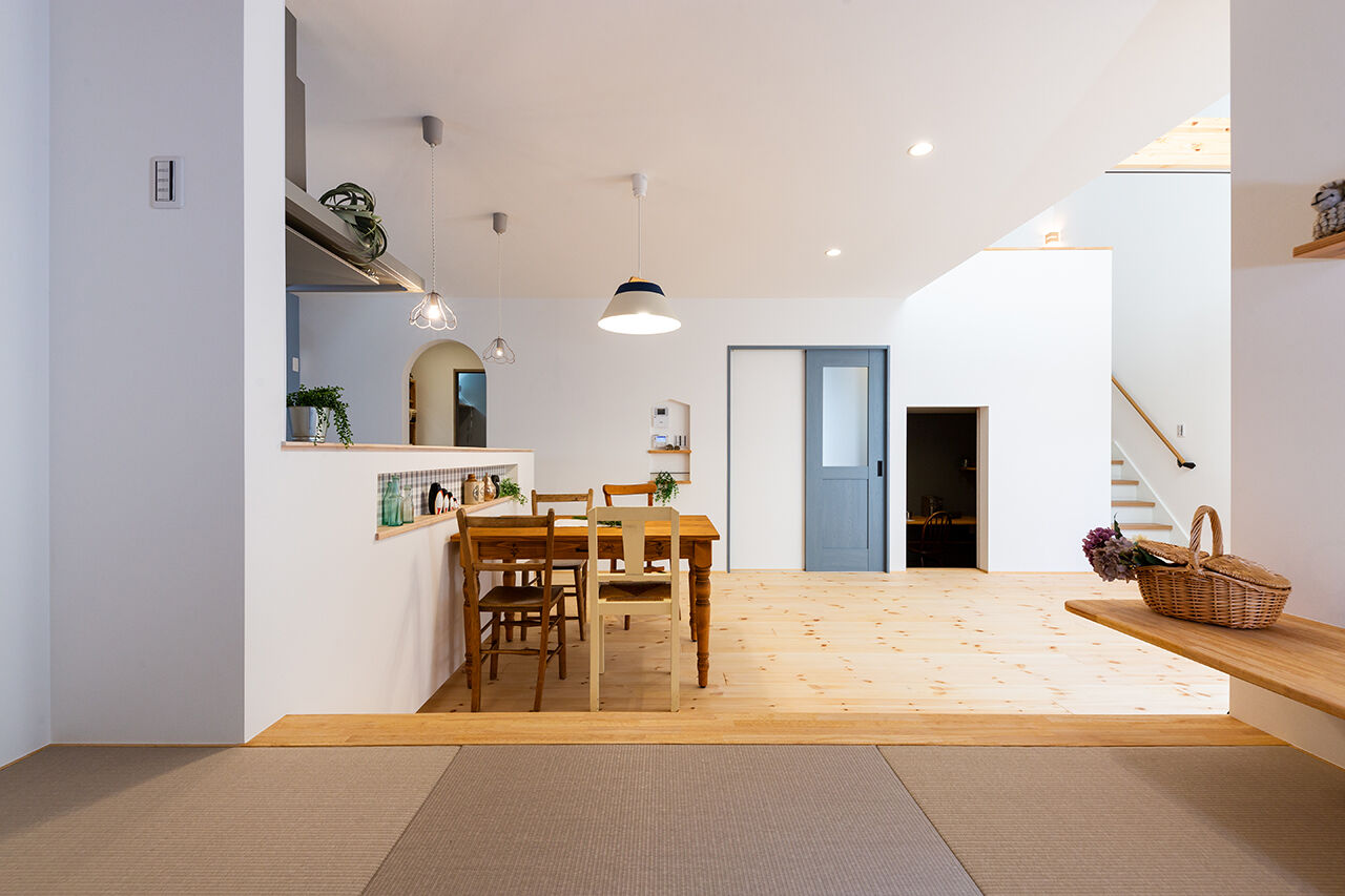 ハウススマイリー 【スキップフロア／吹抜け／畳スペース】施主が「生活動線の提案を、聞いてて良かった…」と実感した家の建築実例画像4