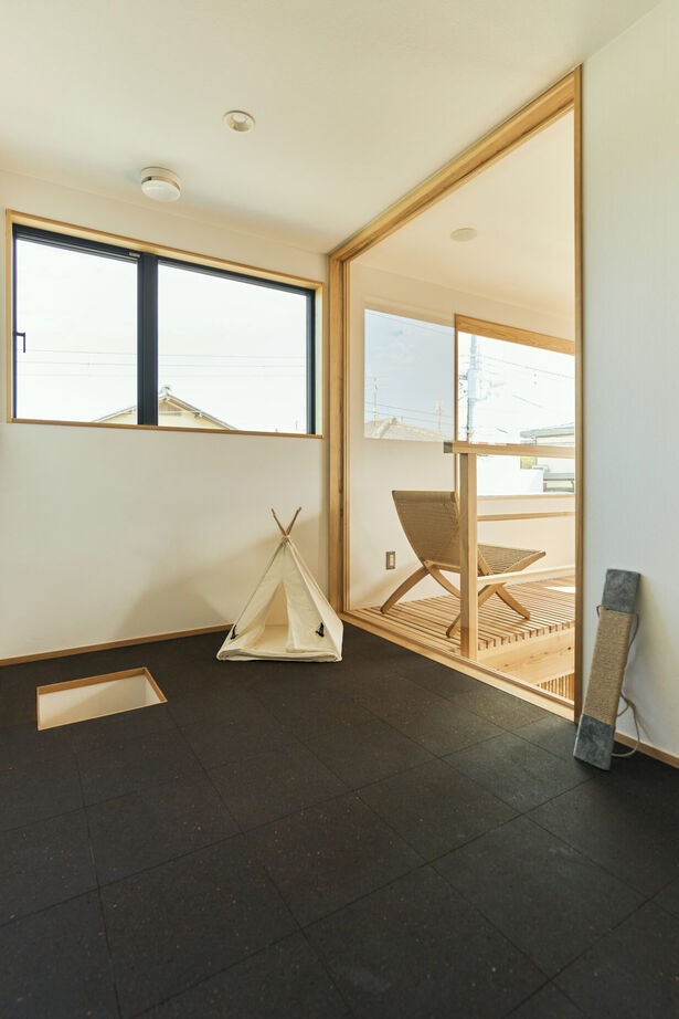 KEN建築工房 【大阪狭山市/猫と暮らすおうち】帰宅するたび心が丸くなる 猫と緑と暮らす家の建築実例画像5