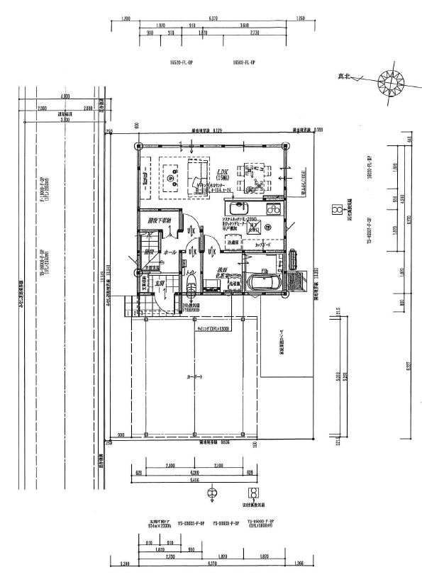 YUTORIE富山 【1291万円/25坪/ZEH住宅】仲良し母娘が建てた、手の届く価格で叶うナチュラルな住まいの間取り図null１階