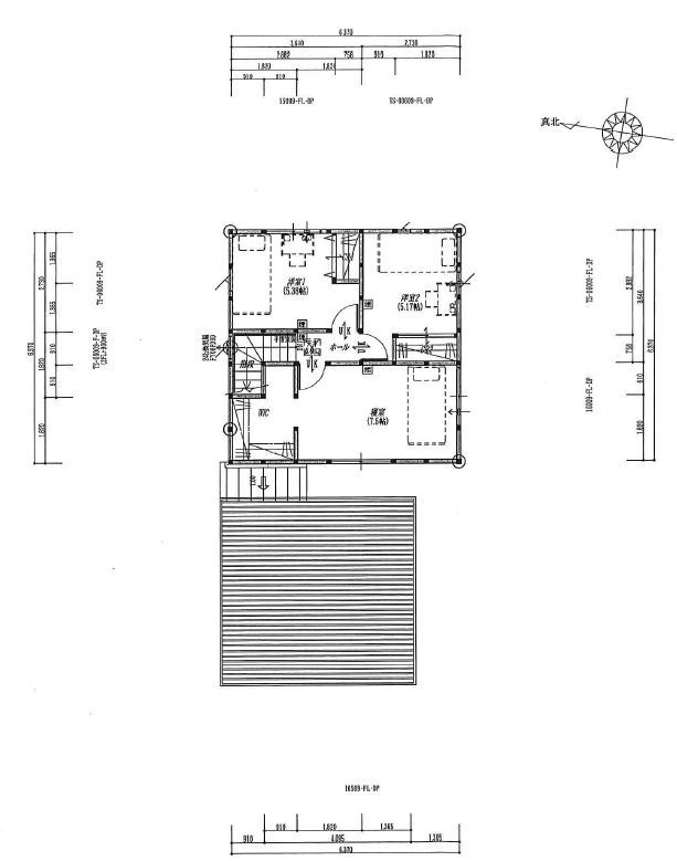 YUTORIE富山 【1291万円/25坪/ZEH住宅】仲良し母娘が建てた、手の届く価格で叶うナチュラルな住まいの間取り図null２階