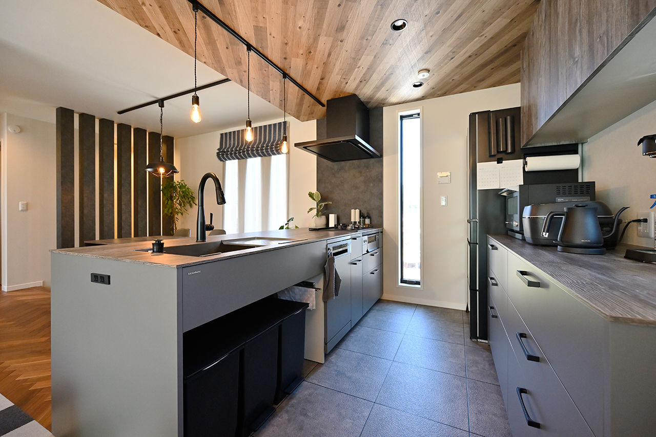 クレバリーホーム立川店／デザイノ 【2500万円～2999万円／インナーガレージ／間取図有】充実のガレージ×癒しの空間。「好き」を詰め込んだ家の建築実例画像6