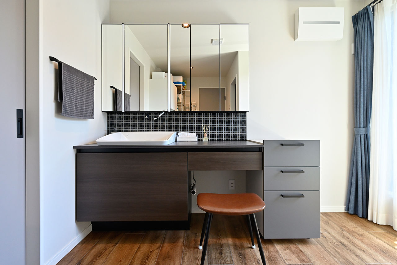 クレバリーホーム立川店／デザイノ 【2500万円～2999万円／インナーガレージ／間取図有】充実のガレージ×癒しの空間。「好き」を詰め込んだ家の建築実例画像9