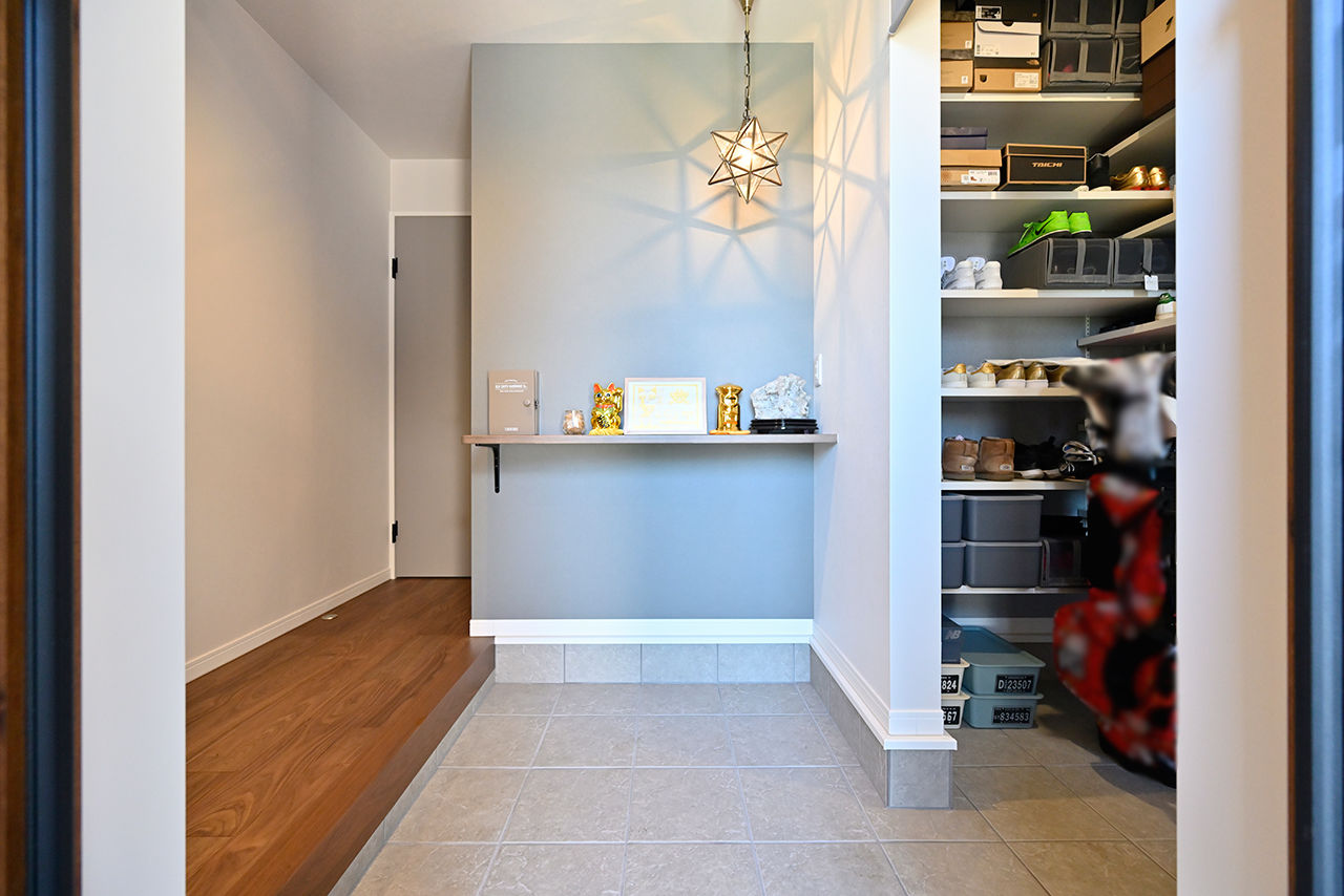 クレバリーホーム立川店／デザイノ 【2500万円～2999万円／インナーガレージ／間取図有】充実のガレージ×癒しの空間。「好き」を詰め込んだ家の建築実例画像10