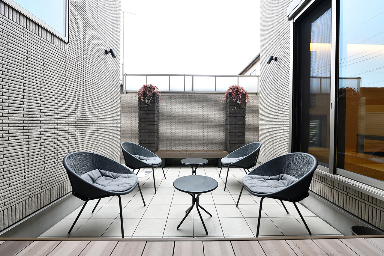 クレバリーホーム立川店／デザイノ 【3000万円～3499万円／中庭／間取図有】高級感を演出する工夫や家事の効率化で、暮らしの質を高める家にの建築実例画像3