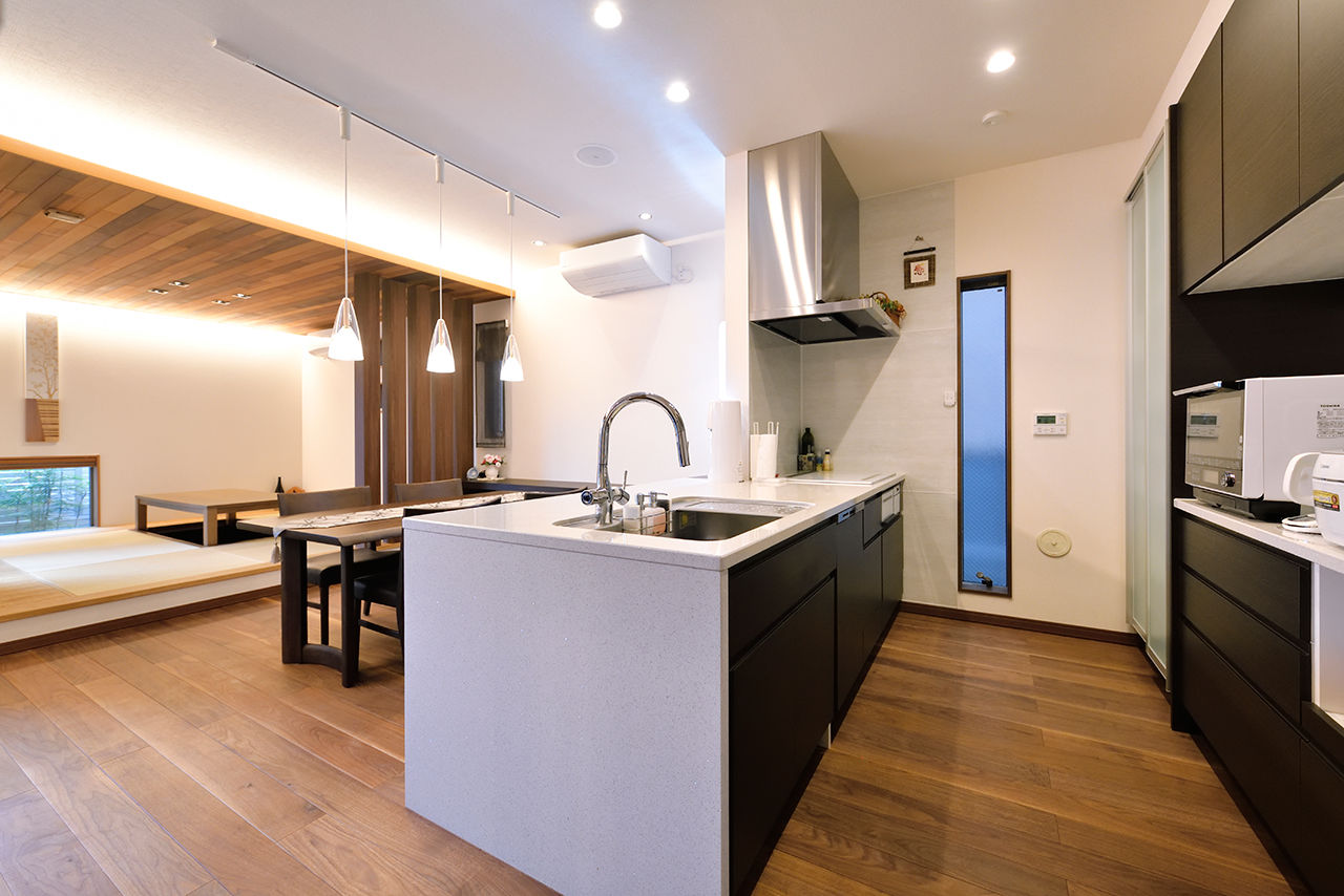 クレバリーホーム立川店／デザイノ 【3000万円～3499万円／中庭／間取図有】高級感を演出する工夫や家事の効率化で、暮らしの質を高める家にの建築実例画像6