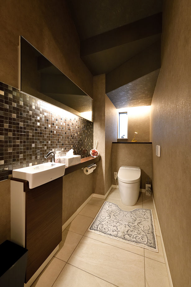 クレバリーホーム立川店／デザイノ 【3000万円～3499万円／中庭／間取図有】高級感を演出する工夫や家事の効率化で、暮らしの質を高める家にの建築実例画像10