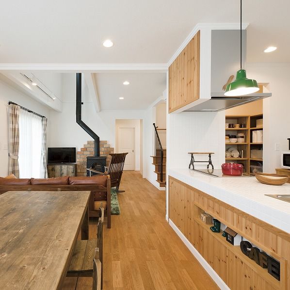 オークヴィルホームズ 【小山市/3LDK/35.5坪】薪ストーブと木の温もりを感じ、素材や色でアレンジ。アメリカントラディショナルの家の建築実例画像6