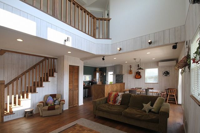 オークヴィルホームズ 【栃木市】リビングに夢を描いて。私らしくアレンジを楽しむアメリカンハウスの建築実例画像3