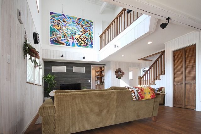 オークヴィルホームズ 【栃木市】リビングに夢を描いて。私らしくアレンジを楽しむアメリカンハウスの建築実例画像4