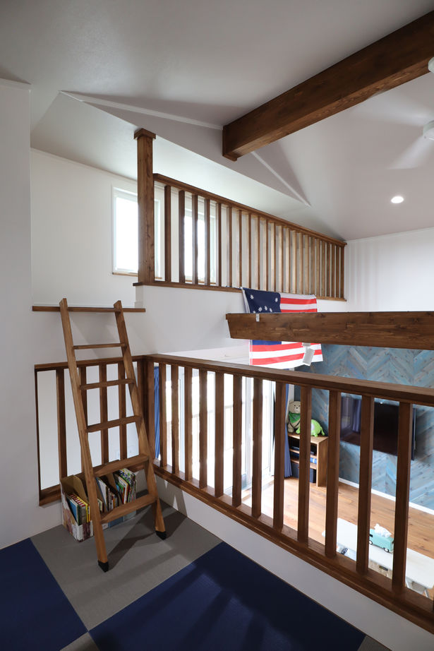 オークヴィルホームズ 【下妻市/4LDK/30.4３坪/スキップフロア】住みやすさを重視した平屋のサーファーズハウスの建築実例画像4