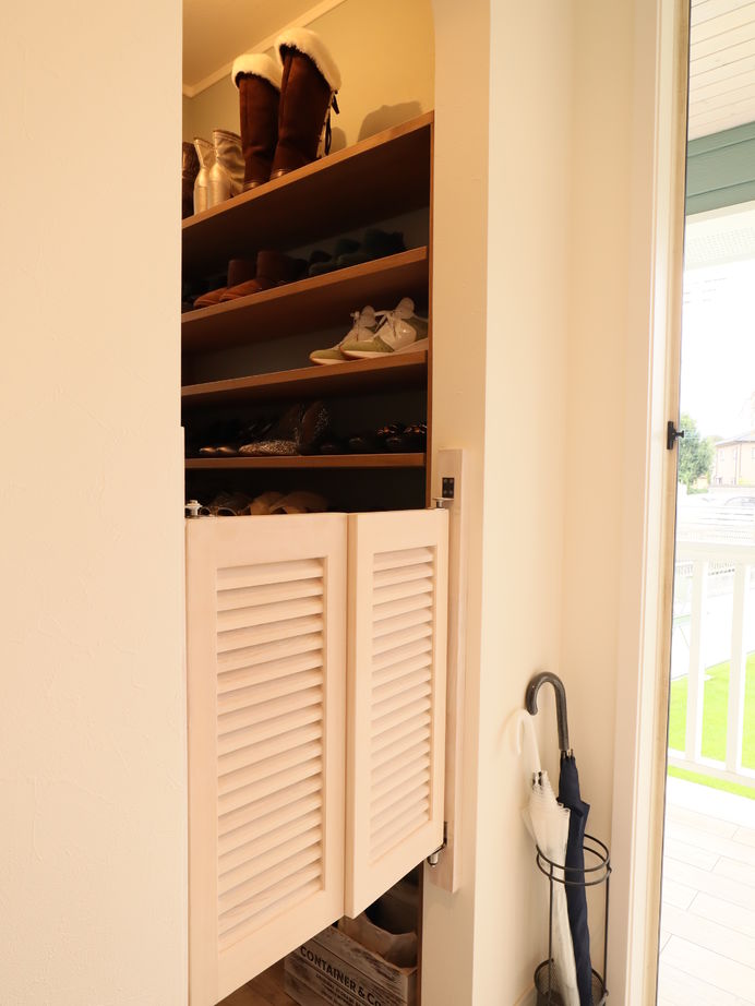 オークヴィルホームズ 【栃木市/3LDK/32.40坪/収納充実】海を感じるSurfers Style　ホワイト×ティファニーブルー調の内装カラーの建築実例画像5