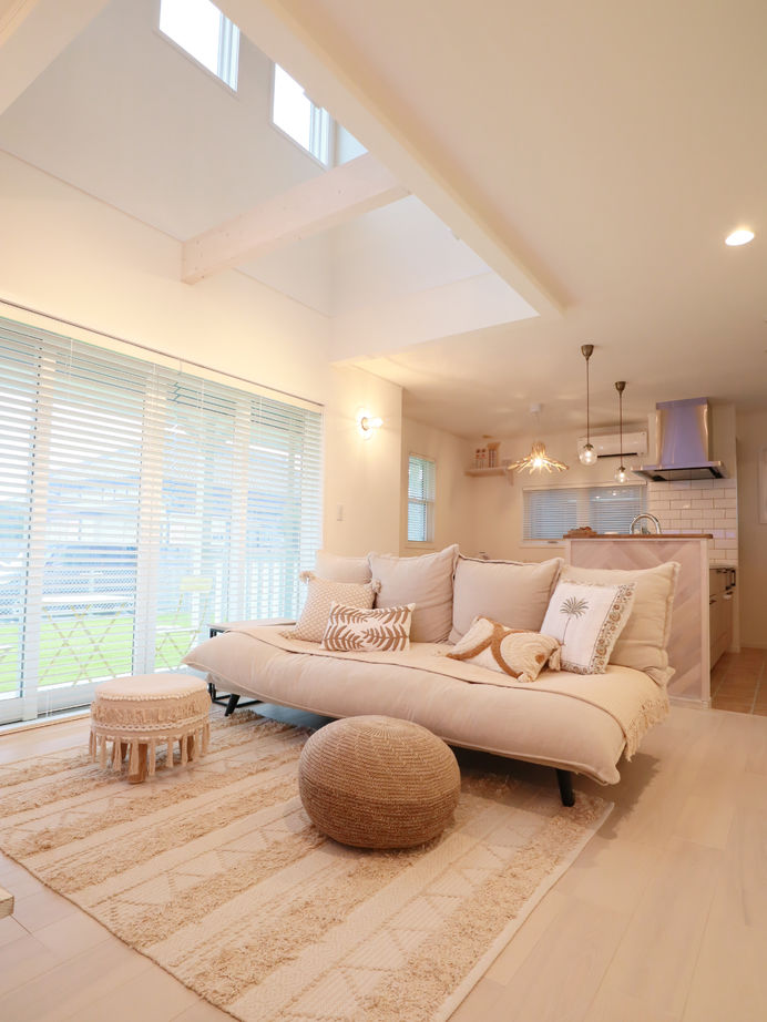 オークヴィルホームズ 【栃木市/3LDK/32.40坪/収納充実】海を感じるSurfers Style　ホワイト×ティファニーブルー調の内装カラーの建築実例画像6