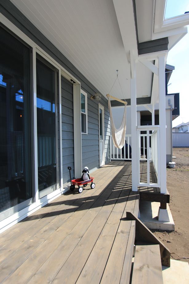 オークヴィルホームズ 【古河市/3LDK/38.42坪】リゾートライク＆Surfers Style 白を基調とした内観コーデ×吹抜け×開放感あるLDKの建築実例画像3