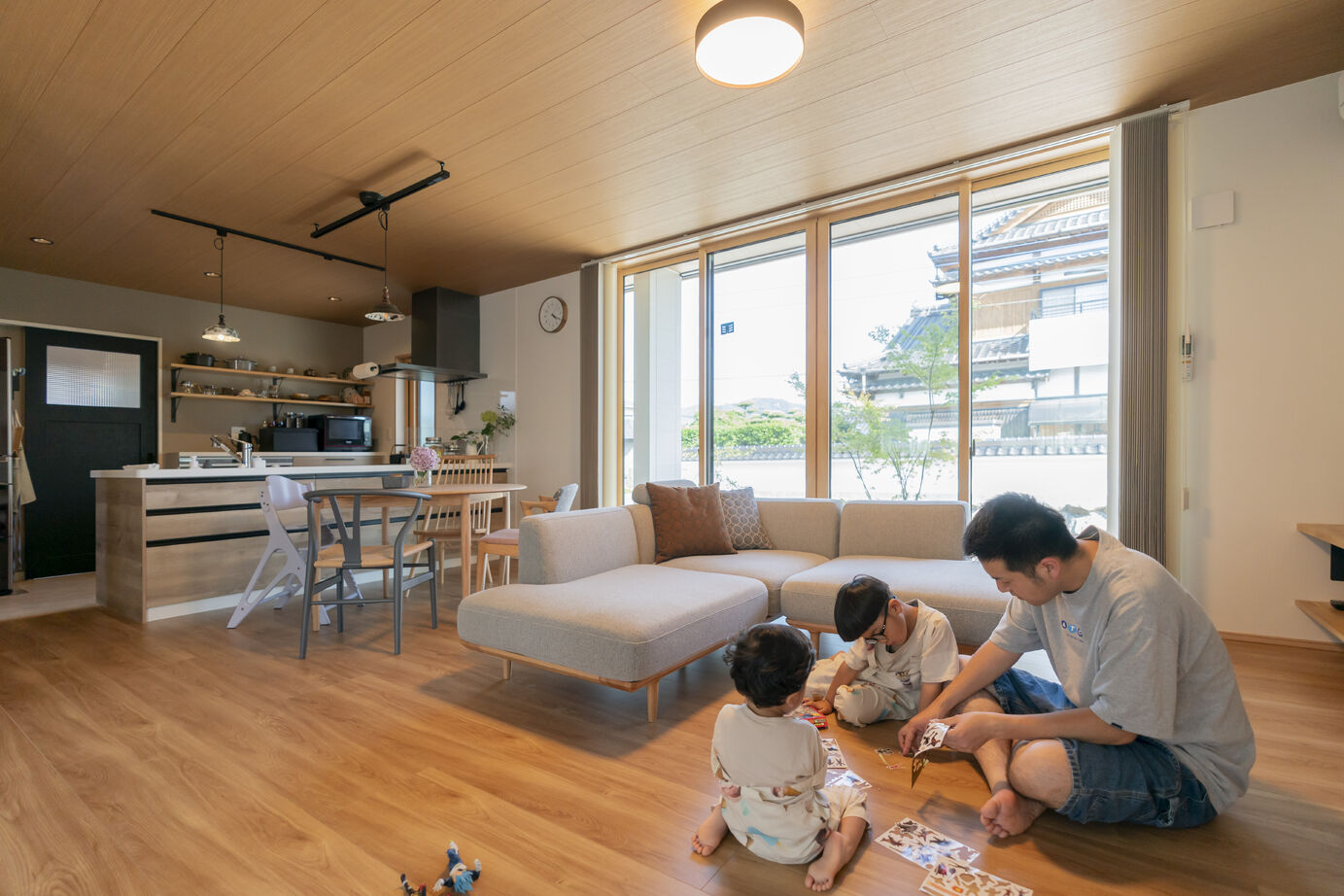 アリスト 家族がつながるこだわりの和モダンの平屋の建築実例画像4