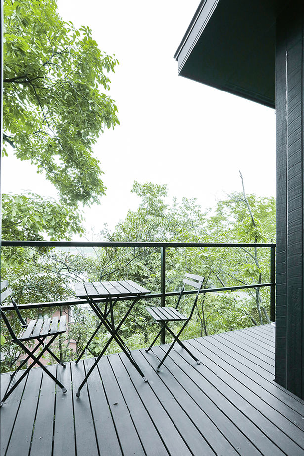 AREX/アーレックス 【1000万円/平屋/絶景リゾート/30坪台/間取り図】ウッドデッキ・薪ストーブ・露天風呂のあるこだわりの平屋の建築実例画像3