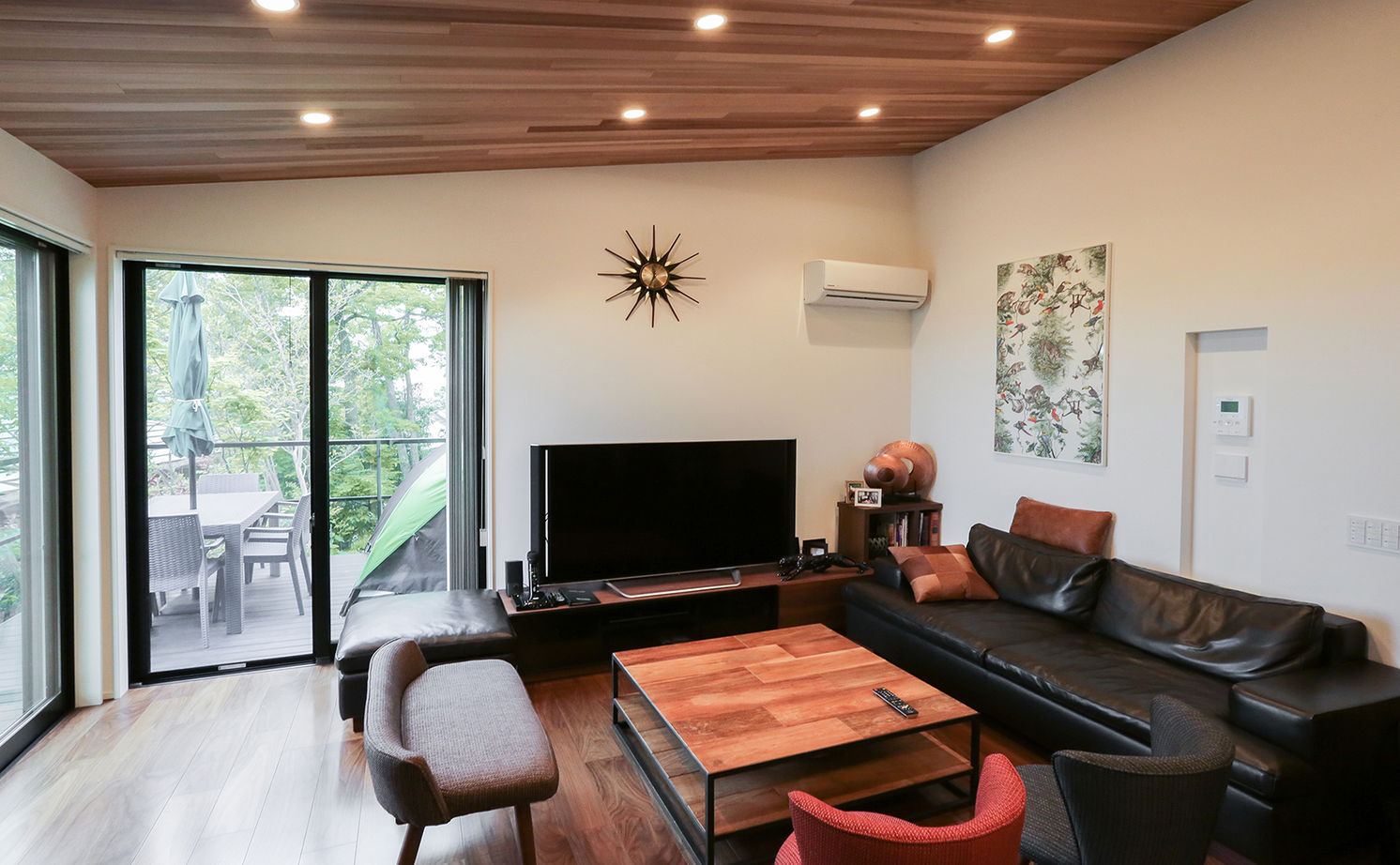 AREX/アーレックス 【1000万円/平屋/絶景リゾート/30坪台/間取り図】ウッドデッキ・薪ストーブ・露天風呂のあるこだわりの平屋の建築実例画像13