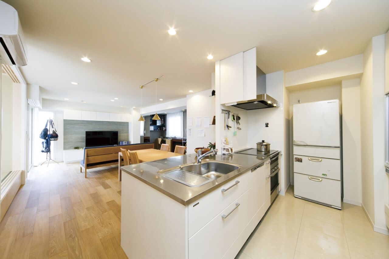 朝日建設｜賃貸併用 【賃貸併用/RC造/高気密・高断熱/高耐久】老朽化した賃貸住宅2棟を二世帯が暮らす賃貸併用住宅に建て替え の建築実例画像3