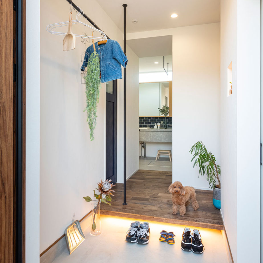 グランハウス 一級建築士事務所 【2000万円台/30坪台/間取り図】インダストリアル×鉄骨階段のアートな棚。常識を覆す仕掛けがカッコいい！の建築実例画像8