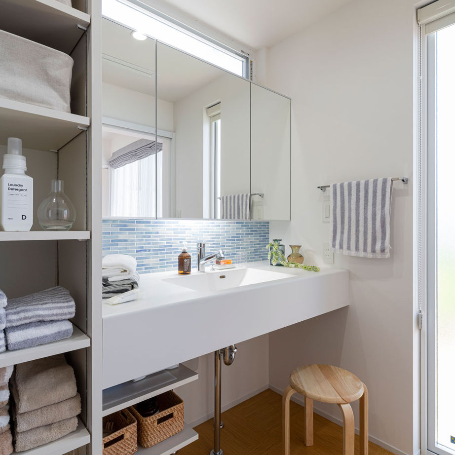 グランハウス 一級建築士事務所 【2000万円台/平屋/30坪台/5LDK/間取り図】平屋×５つの個室！吹抜けがもたらす開放感と抜群の家事ラク動線の建築実例画像8