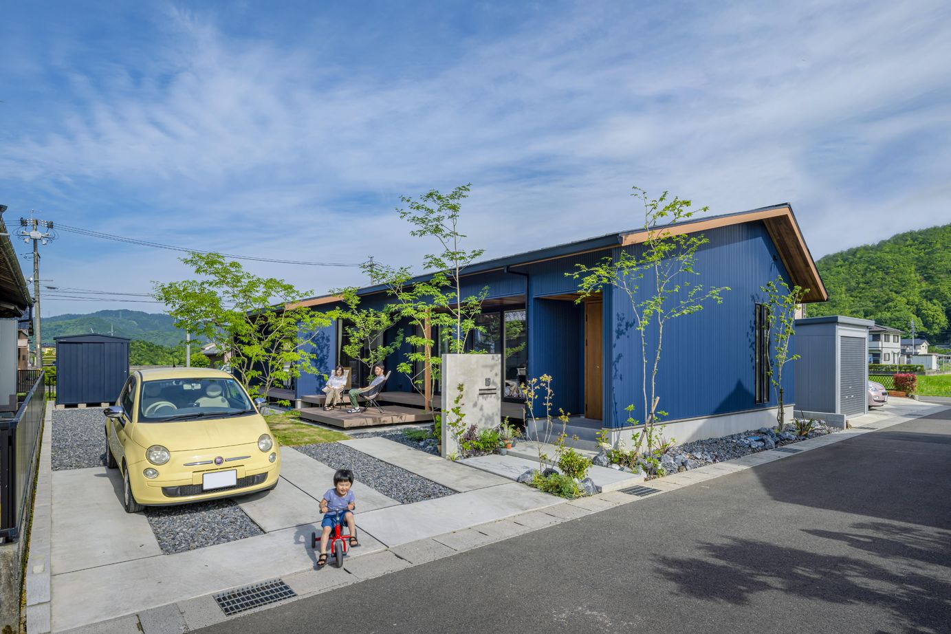 グランハウス 一級建築士事務所 【2000万円台/平屋/30坪台/3LDK/間取り図】自然を感じられる平屋で時間を満喫！室内は中庭や絵が映える空間の建築実例画像1