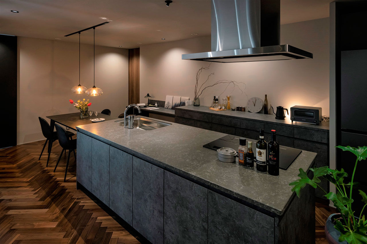 グランハウス 一級建築士事務所 【2000万円台/平屋/30坪/3LDK/中庭/間取り図】まるで海外の邸宅さながら。天然石とヘリンボーンが彩る平屋の建築実例画像9