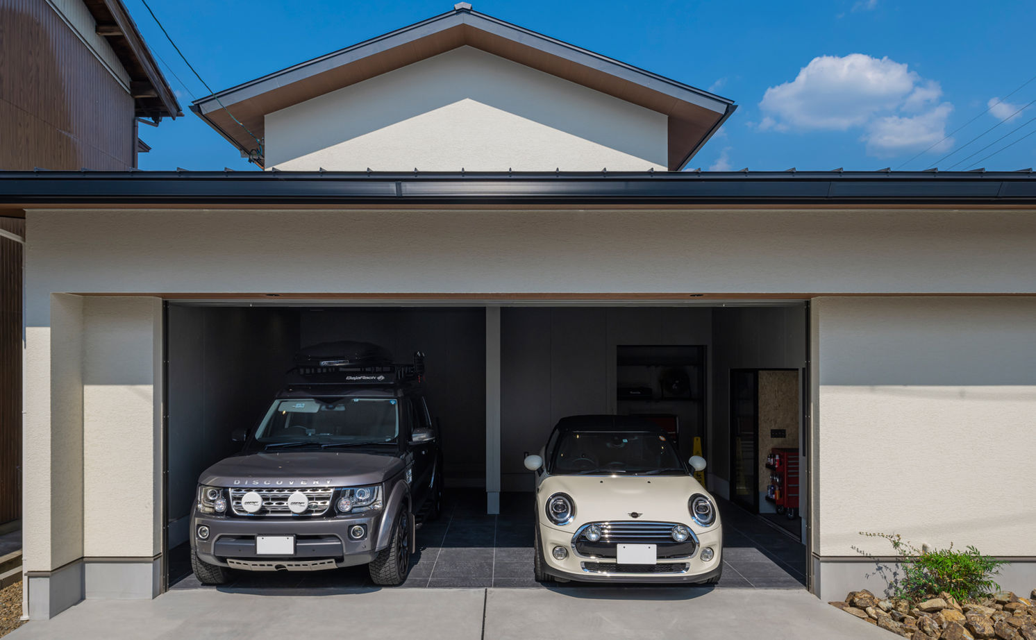 グランハウス 一級建築士事務所 【ビルトインガレージ/駐車2台可/間取り図】薪ストーブ、作業室…憧れを全部叶え、設計力で矛盾をクリアの建築実例画像3