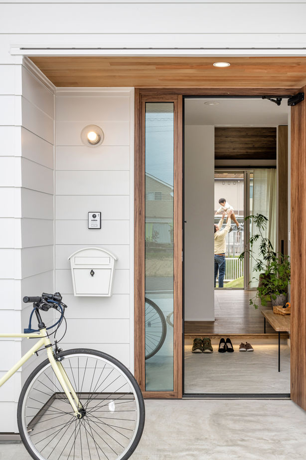 グランハウス 一級建築士事務所 【1000万円台/平屋/20坪台/間取り図】甘さを抑えた大人可愛い平屋。効率的な間取りで回遊動線や遊び場もの建築実例画像5