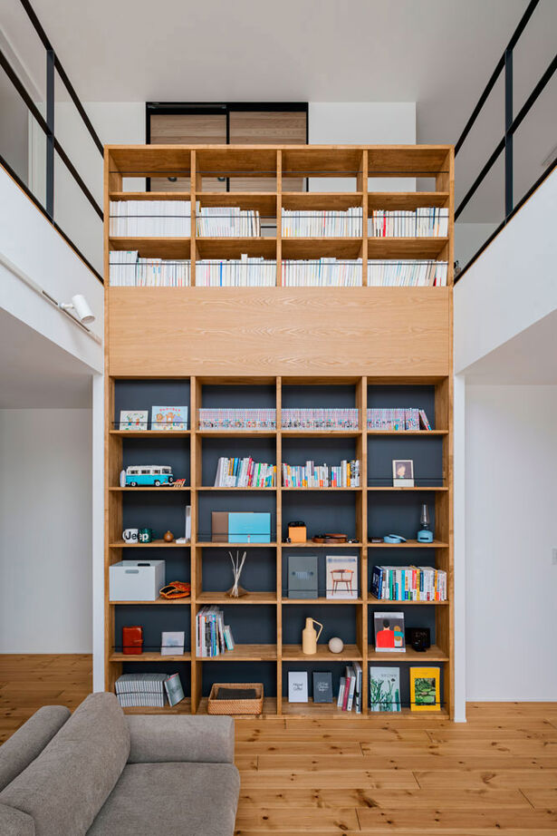 グランハウス 一級建築士事務所 【2000万円台/3LDK/間取り図/注文住宅】わが家の2階をオフィスに。吹抜けでON/OFFが繋がる、働きやすい家の建築実例画像4