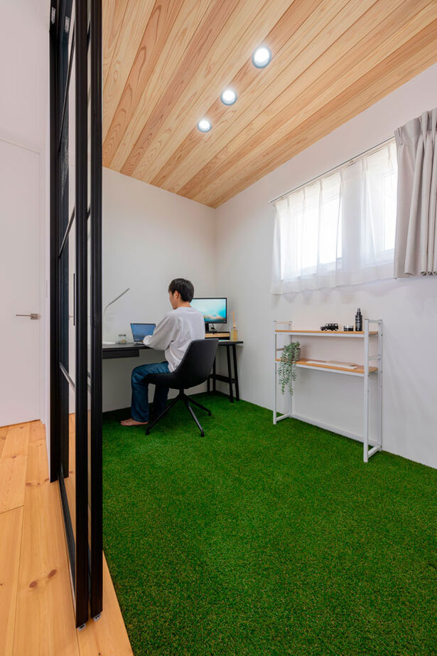 グランハウス 一級建築士事務所 【2000万円台/3LDK/間取り図/注文住宅】わが家の2階をオフィスに。吹抜けでON/OFFが繋がる、働きやすい家の建築実例画像5