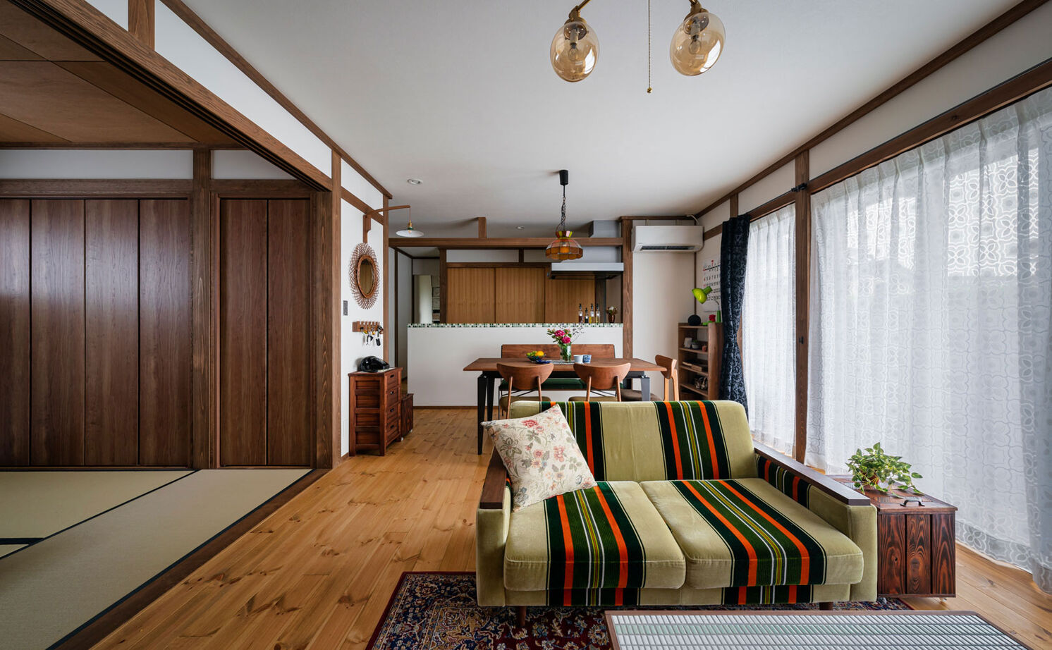 グランハウス 一級建築士事務所 【2000万円台/2世帯/5LDK/間取り図】古民家の空気感にほっと癒される。昭和レトロな造作に満ちた家の建築実例画像11