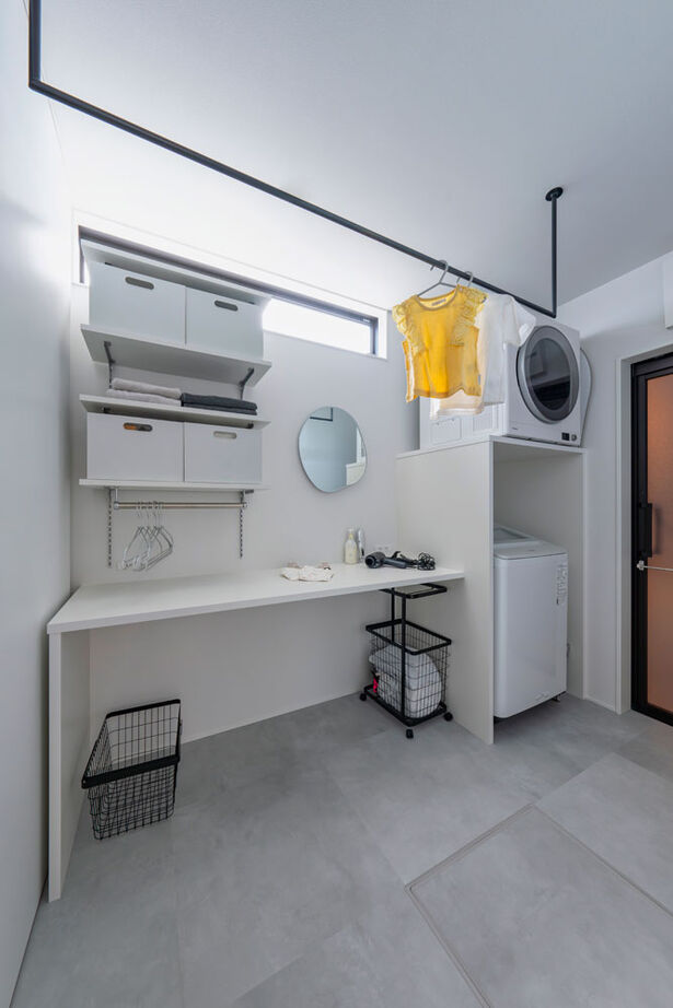 グランハウス 一級建築士事務所 【平屋/中庭/3LDK/間取り図】マテリアルの質感が彩る、ホテルライクな平屋。バーベキューテラスで寛ぐ休日の建築実例画像12