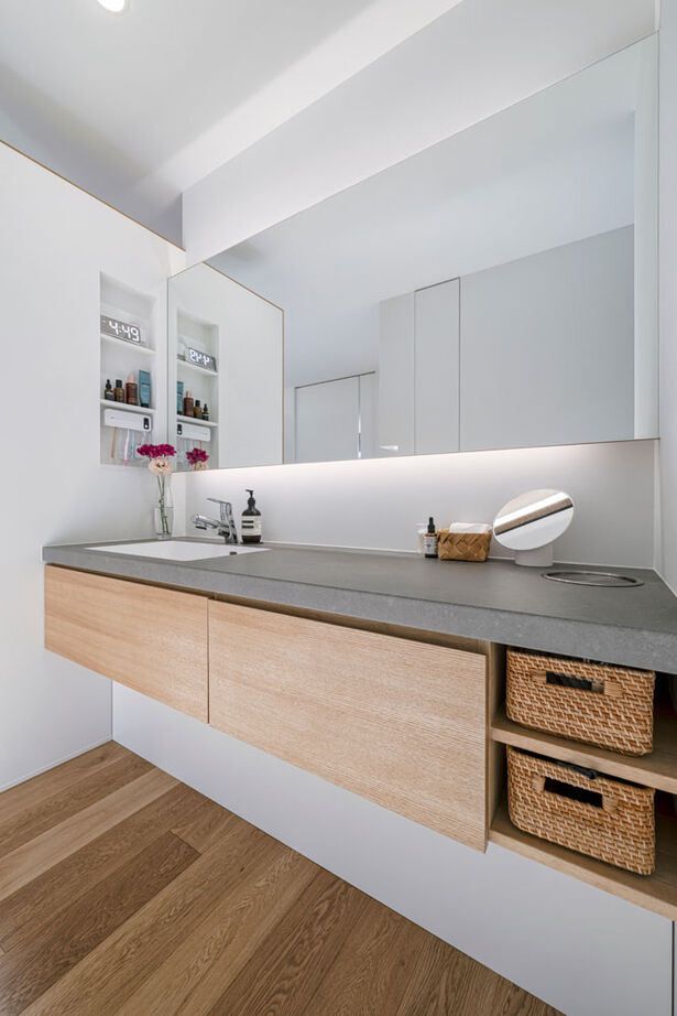 グランハウス 一級建築士事務所 【3000万円台/平屋/30坪台/間取り図】外との繋がりを生むオーセンティックな平屋。隠す収納で美しく暮らすの建築実例画像8