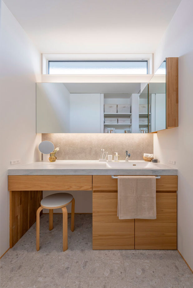 グランハウス 一級建築士事務所 【2000万円台/平屋/4LDK/間取り図】青の壁をすっと差した、北欧ナチュラルな平屋。まどろみのヌックも最高の建築実例画像10