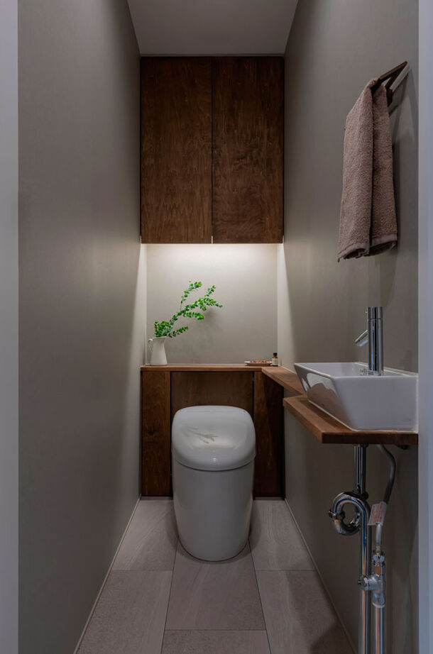 グランハウス 一級建築士事務所 【2000万円台/平屋/4LDK/間取り図】青の壁をすっと差した、北欧ナチュラルな平屋。まどろみのヌックも最高の建築実例画像16