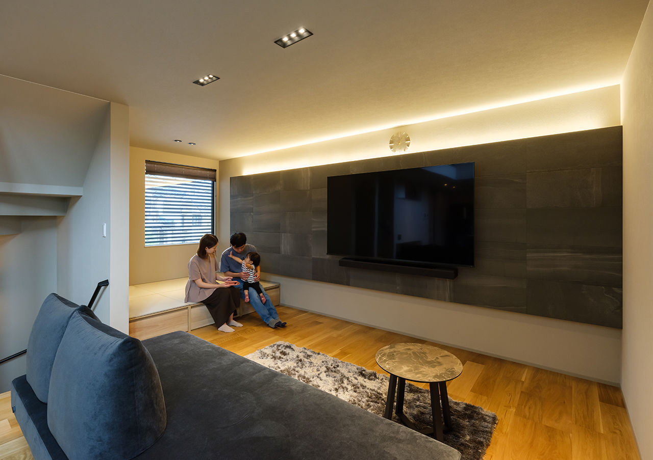 MD studio. 建築士とつくる家 【27坪/旗竿地/2階リビング/間取り図】高台の眺望を取り込む吹抜け窓と、家事ラクな回遊動線で快適な暮らしの建築実例画像7