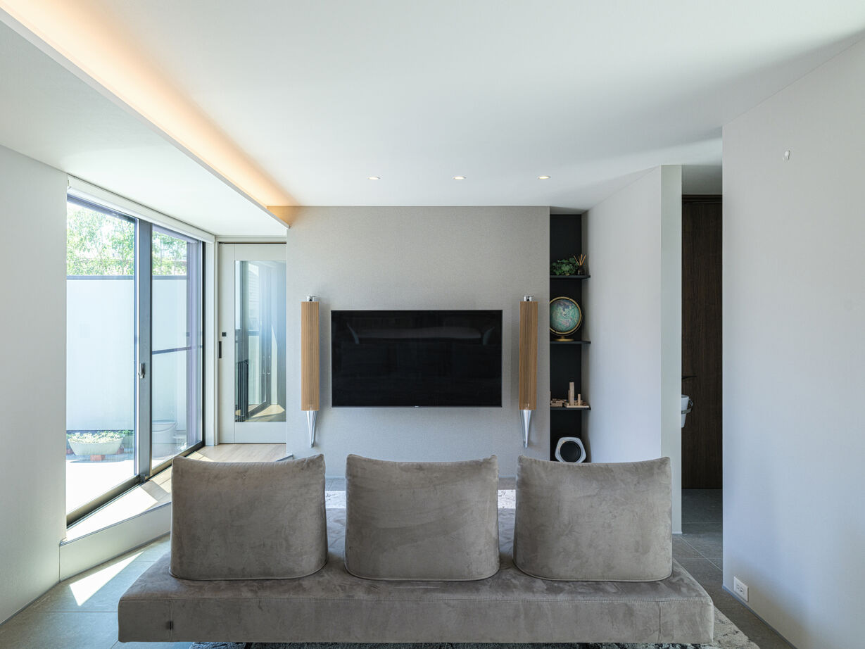 MD studio. 建築士とつくる家 【二世帯住宅/中庭/回遊動線】日常に光と緑がやさしく満ちる住まいの建築実例画像7