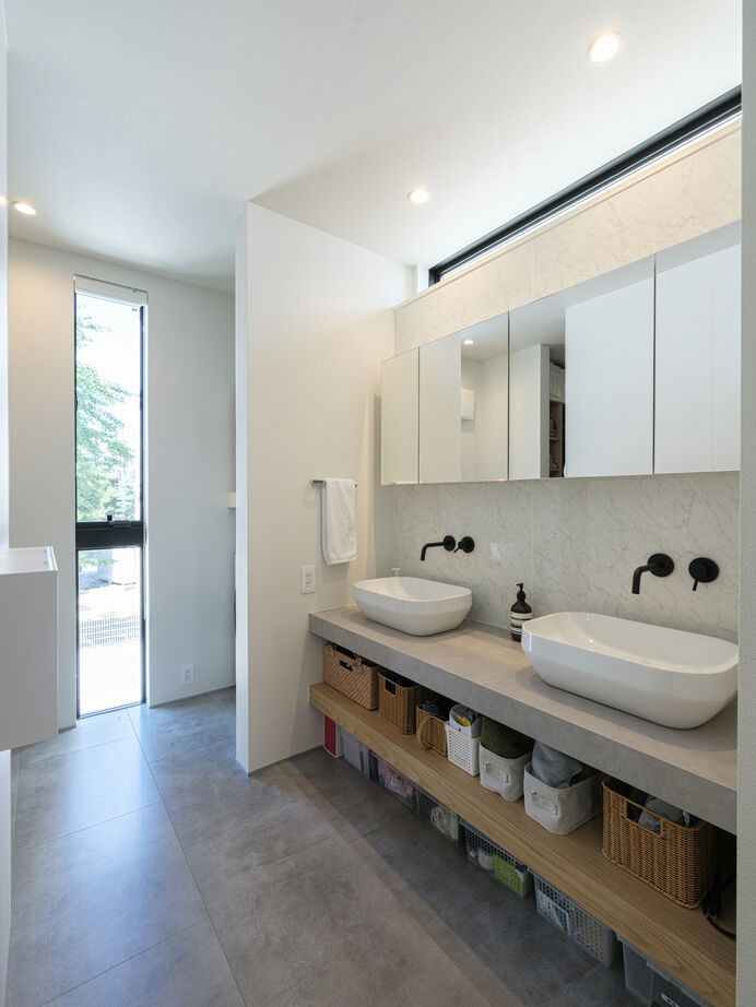 MD studio. 建築士とつくる家 【二世帯住宅/中庭/回遊動線】日常に光と緑がやさしく満ちる住まいの建築実例画像8