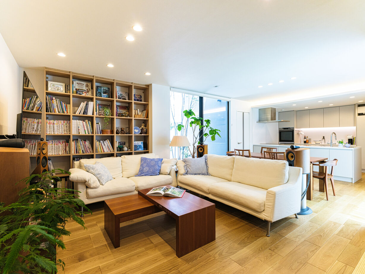 MD studio. 建築士とつくる家 【二世帯住宅/中庭/回遊動線】日常に光と緑がやさしく満ちる住まいの建築実例画像15