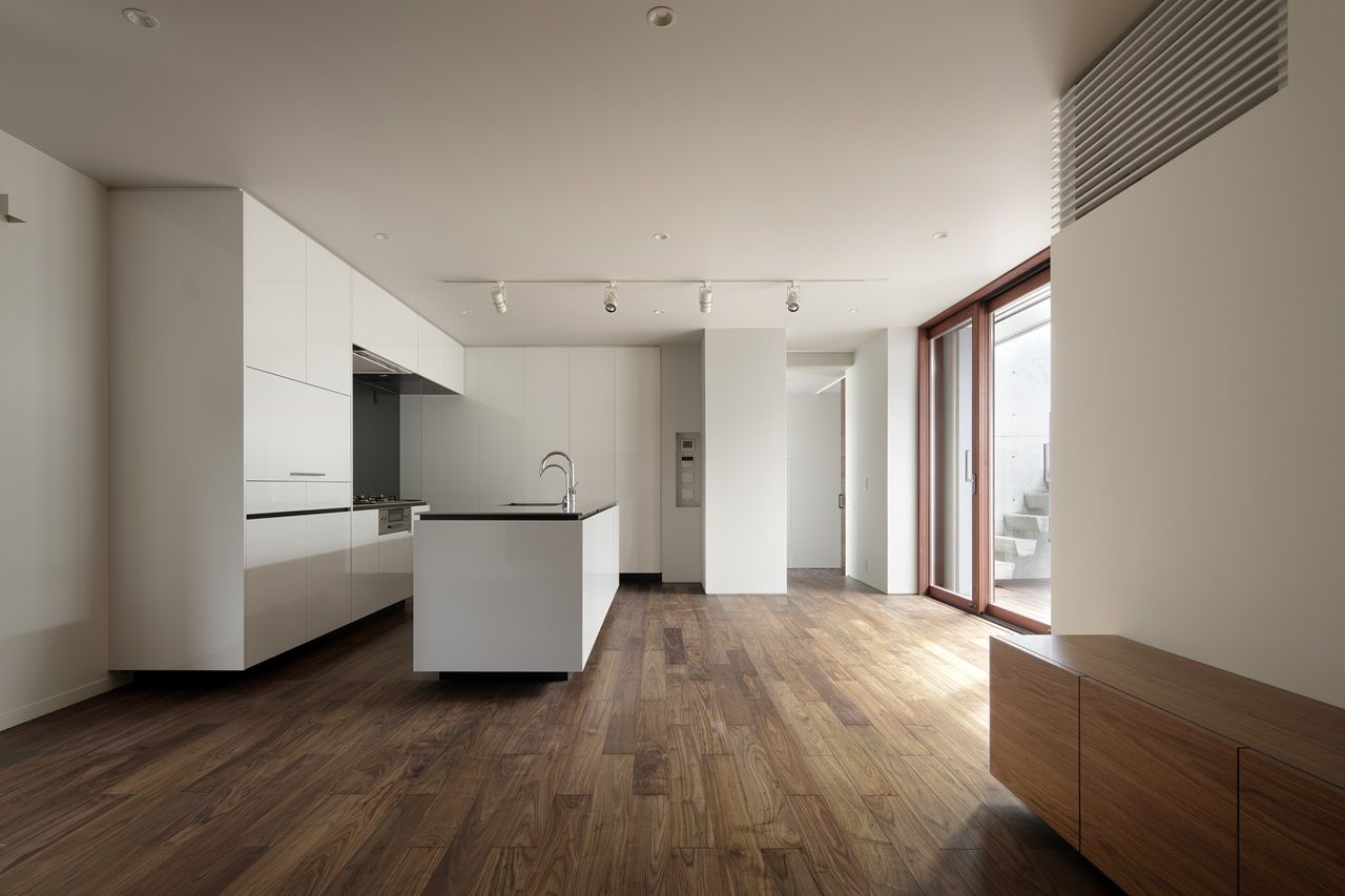 フルキスペースデザイン 【賃貸併用住宅/二世帯】上質で洗練された外観と、中庭とつながる広々とした大空間が魅力の住まいの建築実例画像2