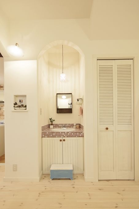  デザインハウス・エフ 【間取り有/1000万円台】《カバードポーチ/吹き抜けのある住まい》南欧テイストのかわいいお家の建築実例画像7