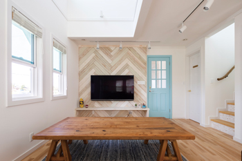  デザインハウス・エフ 【1000万円台/20坪台/間取り図】ウッドデッキでアウトドア気分も味わえる。爽やかなカリフォルニアスタイルの建築実例画像3