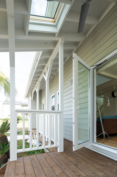  デザインハウス・エフ 【1000万円台/20坪台/間取り図】ウッドデッキでアウトドア気分も味わえる。爽やかなカリフォルニアスタイルの建築実例画像5