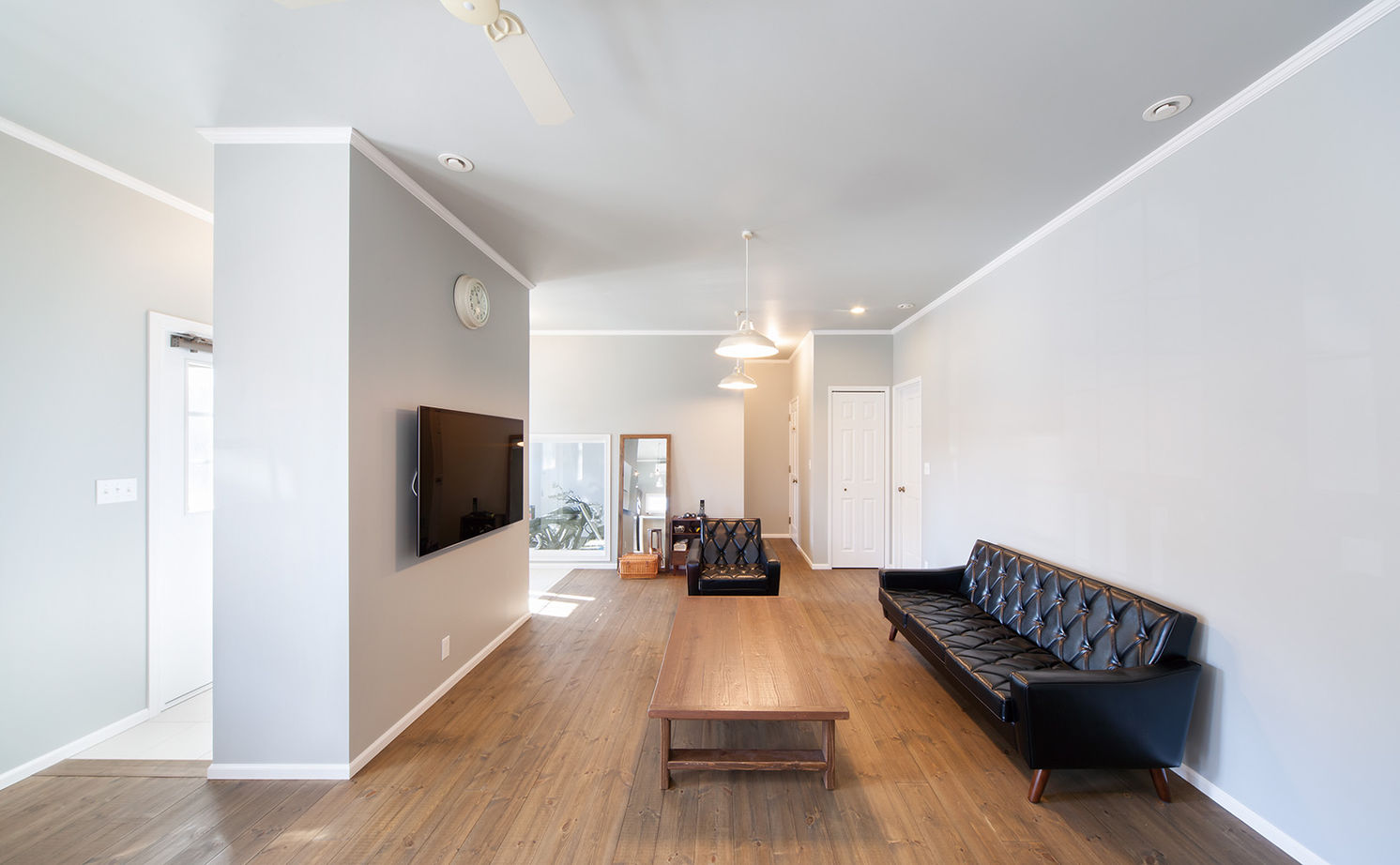  デザインハウス・エフ 【1500万円/30坪台/間取り図】家族を身近に感じる平屋。ビルトインガレージ付きアメリカン・フラットハウスの建築実例画像5