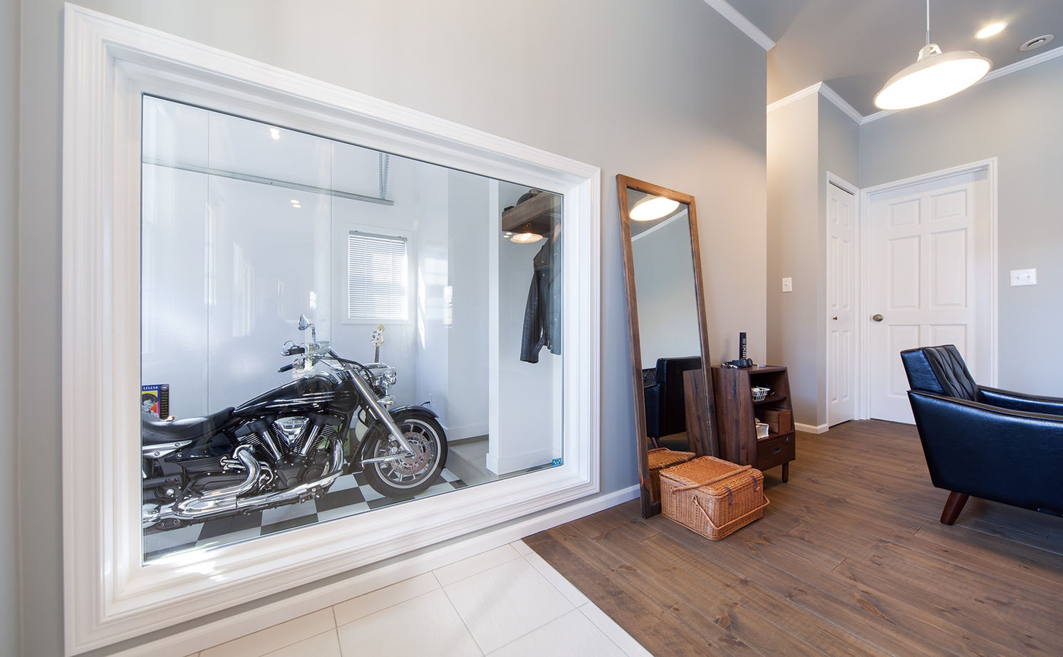  デザインハウス・エフ 【1500万円/30坪台/間取り図】家族を身近に感じる平屋。ビルトインガレージ付きアメリカン・フラットハウスの建築実例画像6