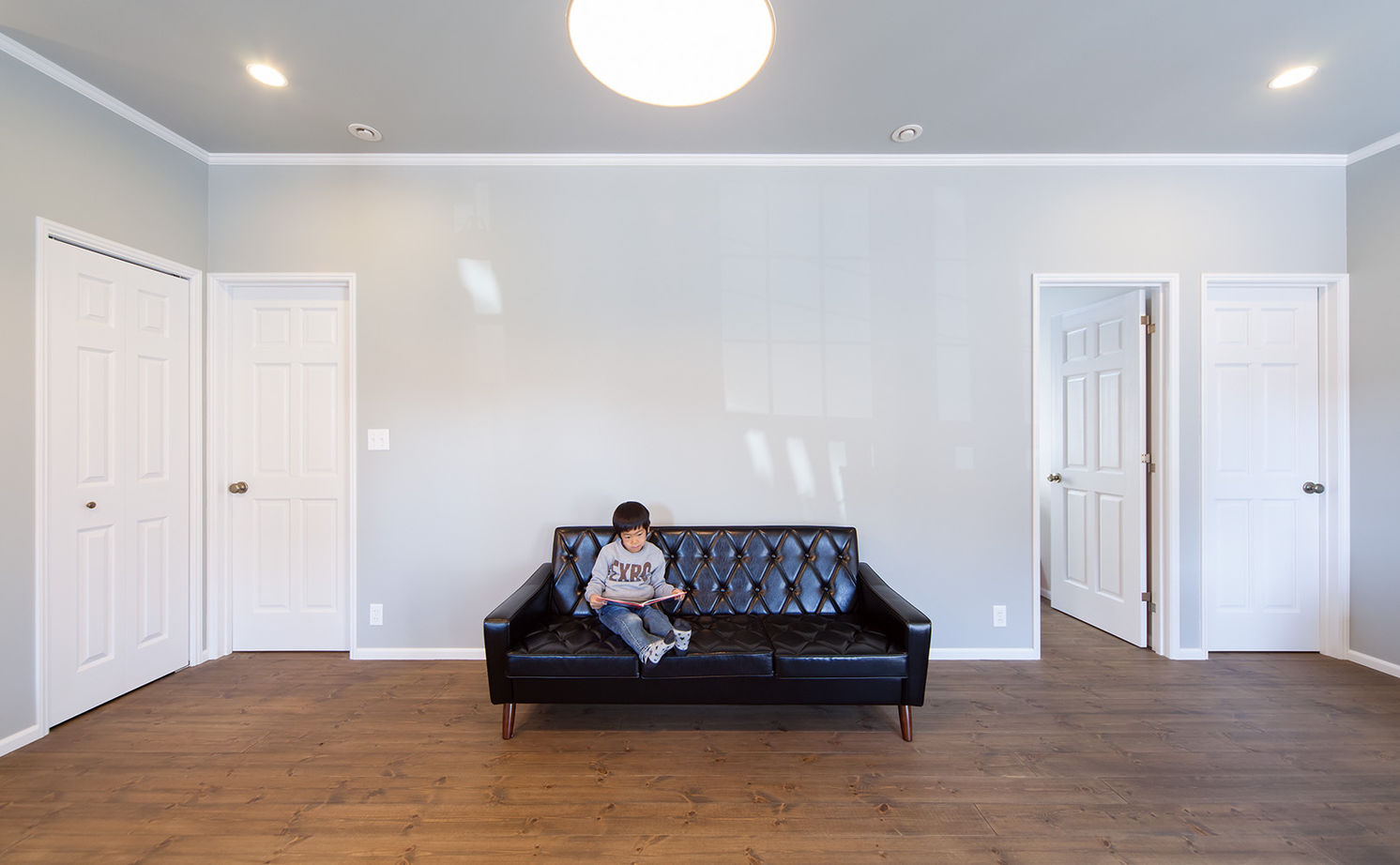  デザインハウス・エフ 【1500万円/30坪台/間取り図】家族を身近に感じる平屋。ビルトインガレージ付きアメリカン・フラットハウスの建築実例画像9