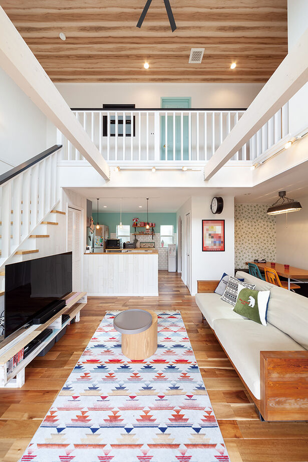  デザインハウス・エフ 【1000万円台/30坪台/間取り図】50年代のアメリカンが大好き！ジーンズとロカビリーが似合う西海岸ハウスの建築実例画像3