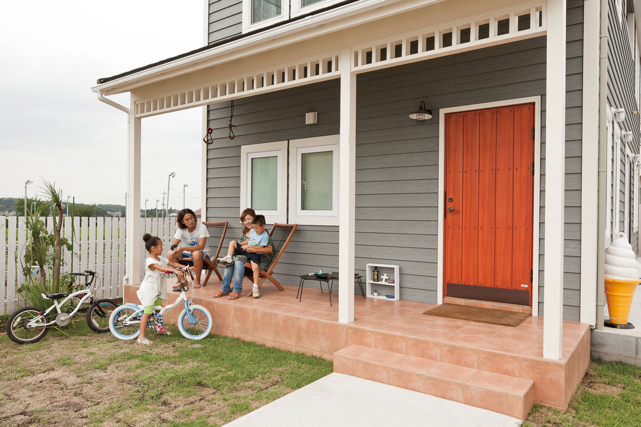  デザインハウス・エフ 【1500～1999万円・間取りあり】アメリカ映画のワンシーンみたい！風が気持ちいいカバードポーチのある家の建築実例画像10