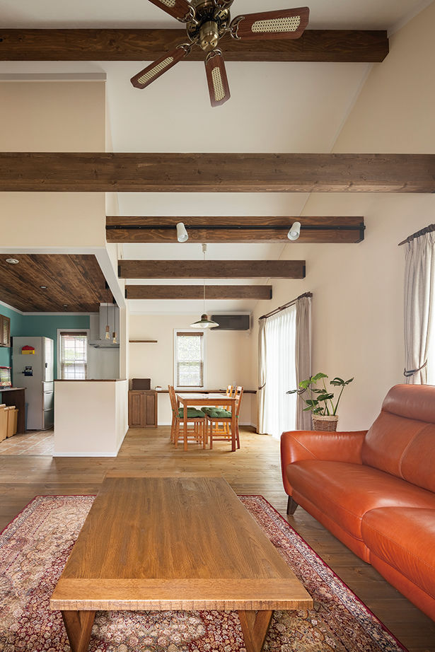  デザインハウス・エフ 【間取り有/1000万円台/平屋の家】コンパクトで開放的なオールドハワイアンスタイルのフラットハウスの建築実例画像2