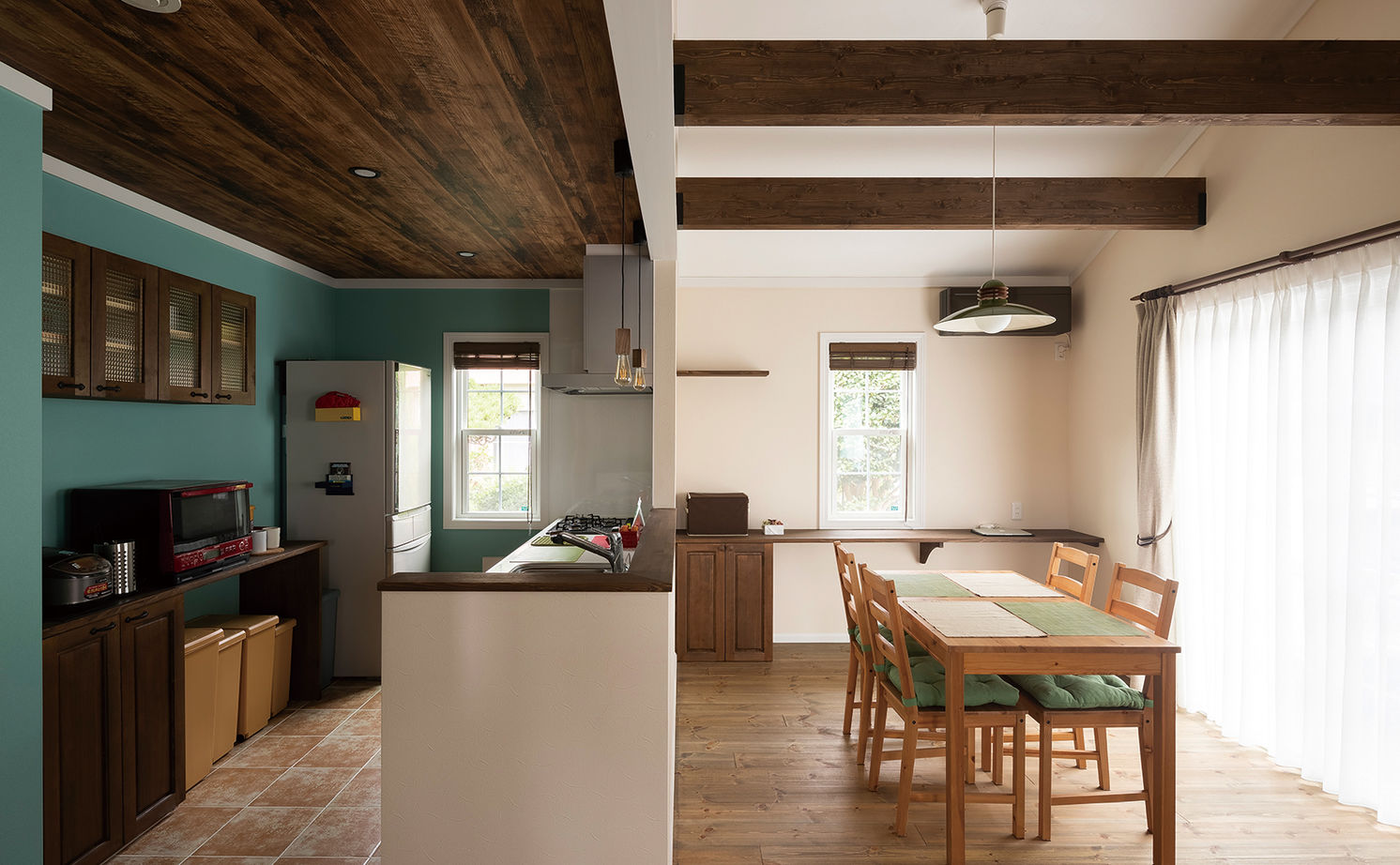  デザインハウス・エフ 【間取り有/1000万円台/平屋の家】コンパクトで開放的なオールドハワイアンスタイルのフラットハウスの建築実例画像5